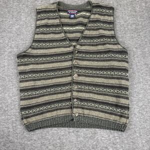 Eclectic Grandpa Vintage Roundtree and Yorke Men's Sweater Vest Large Made USA